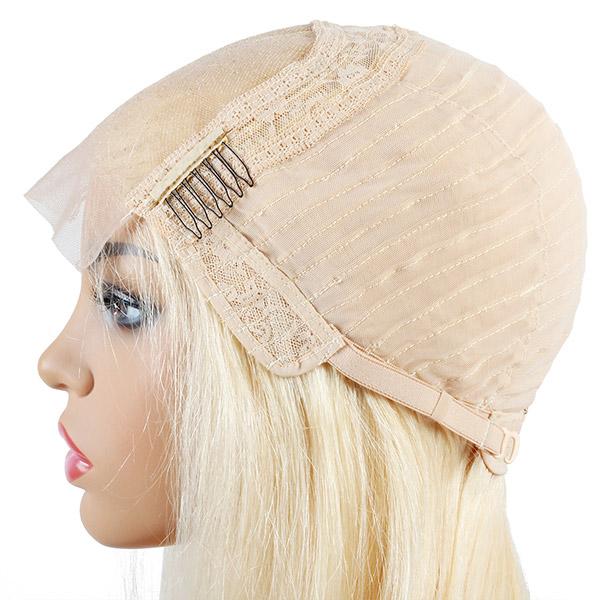 HD Film Lace / HD Lace Wig on a 4x4 Closure 613 Blonde Straight - Exotic Hair Shop