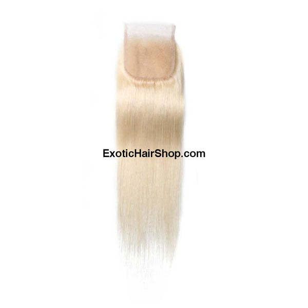 HD Film Lace / HD Lace Closure 4x4 613 Blonde - Exotic Hair Shop
