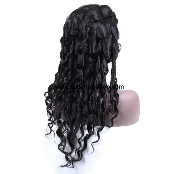 Swiss Lace Malaysian Loose Wave Lace Front Wig - Exotic Hair Shop