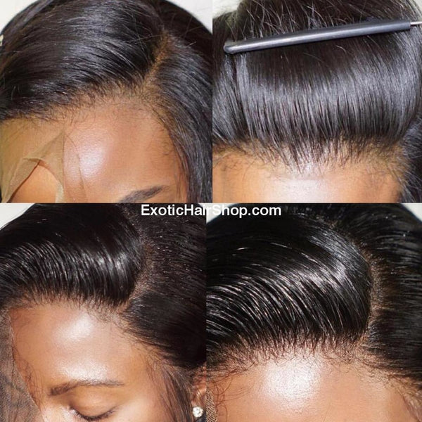 HD Film Lace / Illusion Lace Wig on a 4x4 Closure - Exotic Hair Shop
