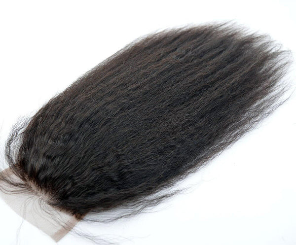 HD Film Lace Kinky Straight Closure - Exotic Hair Shop