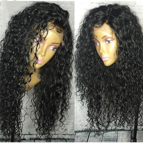 Brazilian Curly 13x6 Lace Front Wig with Pre-Plucked Baby Hair - Exotic Hair Shop