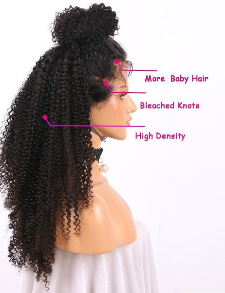 Brazilian Curly 360 Lace Frontal Wig with Pre-Plucked Hairline and Baby Hair - Exotic Hair Shop