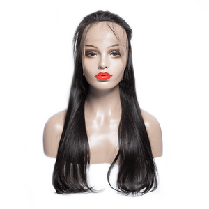 Brazilian Straight 360 Lace Frontal Wig with Pre-Plucked With Baby Hair - Exotic Hair Shop