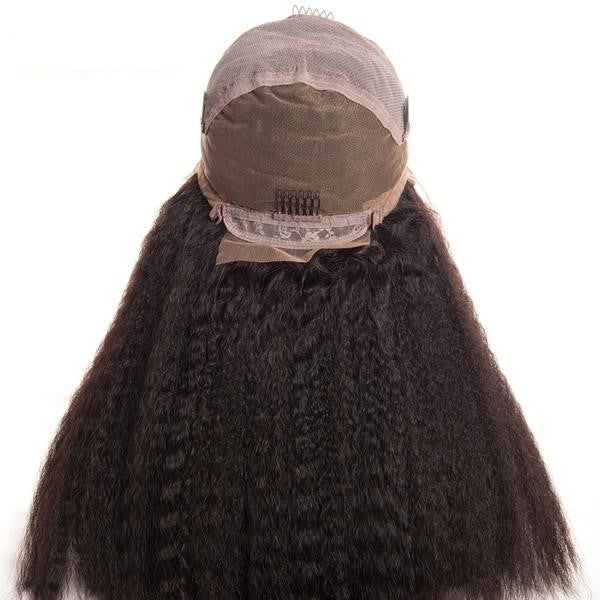 Indian Kinky Straight Scalp Illusion Full Lace Wig - Exotic Hair Shop