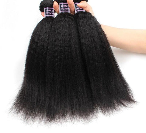 3 Indian Yaki Straight Hair Bundles - Exotic Hair Shop