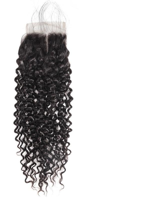 Indian Curly Hair 4"x4" Lace Closure - Exotic Hair Shop