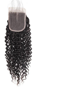 Malaysian Curly 4"x4" Lace Closure - Exotic Hair Shop
