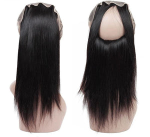 Indian Straight Hair 360 Lace Frontal - Exotic Hair Shop