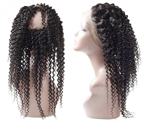 Indian Exotic Curly 360 Lace Frontal - Exotic Hair Shop