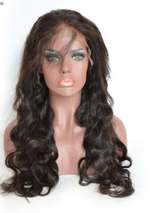 Brazilian Body Wave 360 Lace Frontal Wig with Natural Hairline - Exotic Hair Shop
