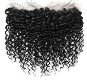 Malaysian Curly Hair Lace Frontal 13"x4" - Exotic Hair Shop