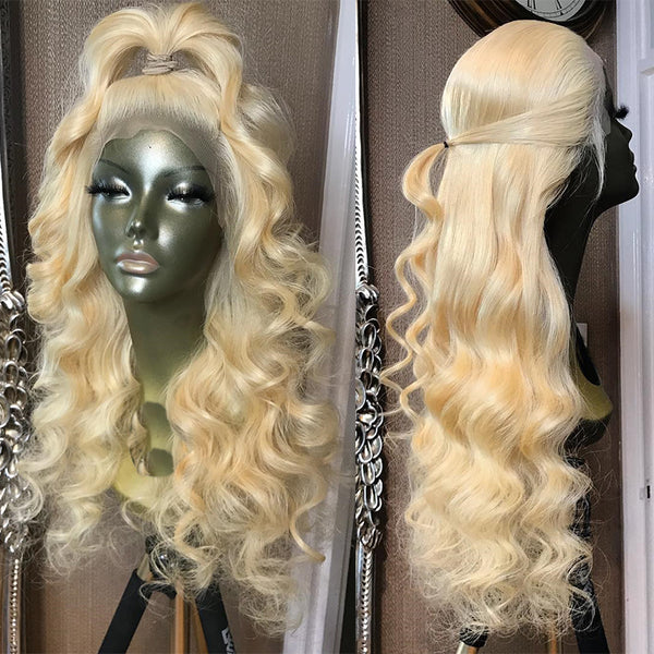 Brazilian Loose Wave Lace Front Wig in Blonde Color #613 - Exotic Hair Shop