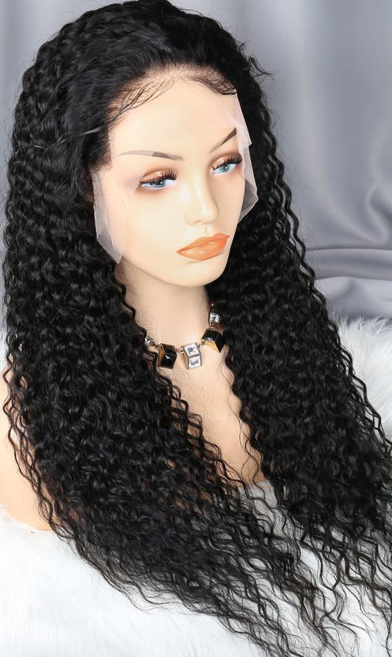 Swiss Lace Brazilian Water Wave Lace Front Wig - Exotic Hair Shop